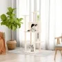 Cat scratching post with cream sisal posts 144.5 cm by vidaXL, Cat furniture - Ref: Foro24-171630, Price: 60,55 €, Discount: %