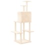 Cat scratching post with cream sisal posts 144.5 cm by vidaXL, Cat furniture - Ref: Foro24-171630, Price: 61,41 €, Discount: %