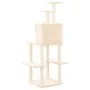 Cat scratching post with cream sisal posts 144.5 cm by vidaXL, Cat furniture - Ref: Foro24-171630, Price: 60,55 €, Discount: %