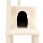 Cat scratching post with cream sisal posts 144.5 cm by vidaXL, Cat furniture - Ref: Foro24-171630, Price: 60,55 €, Discount: %