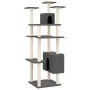 Cat scratching post with dark gray sisal posts 162 cm by vidaXL, Cat furniture - Ref: Foro24-171635, Price: 67,25 €, Discount: %