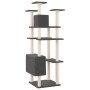 Cat scratching post with dark gray sisal posts 162 cm by vidaXL, Cat furniture - Ref: Foro24-171635, Price: 64,07 €, Discount: %