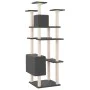 Cat scratching post with dark gray sisal posts 162 cm by vidaXL, Cat furniture - Ref: Foro24-171635, Price: 67,25 €, Discount: %
