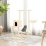 Katzenkratzbaum mit cremefarbenen Sisalstämmen, 94,5 cm von vidaXL, Katzenmöbel - Ref: Foro24-171639, Preis: 45,12 €, Rabatt: %