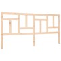 Estructura de cama sin colchón madera maciza de pino 200x200 cm