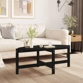 Solid black pine wood coffee table 118x63x45 cm by vidaXL, Coffee table - Ref: Foro24-822321, Price: 51,95 €, Discount: %