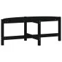 Solid black pine wood coffee table 118x63x45 cm by vidaXL, Coffee table - Ref: Foro24-822321, Price: 51,95 €, Discount: %