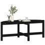 Solid black pine wood coffee table 118x63x45 cm by vidaXL, Coffee table - Ref: Foro24-822321, Price: 51,95 €, Discount: %