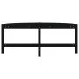 Solid black pine wood coffee table 118x63x45 cm by vidaXL, Coffee table - Ref: Foro24-822321, Price: 51,95 €, Discount: %