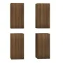 Muebles TV 4 uds madera contrachapada marrón roble 30,5x30x60cm de vidaXL, Muebles TV - Ref: Foro24-3120328, Precio: 94,51 €,...