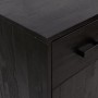 Schuhregal aus massivem schwarzem Kiefernholz, 75 x 40 x 110 cm von vidaXL, Schuhregale und Schuhorganisatoren - Ref: Foro24-...
