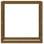 Stange für Leine Holz Masse Pino Braun Honig 100x25x100 cm von vidaXL, Zubehör für Taschen und Brennholzhalter - Ref: Foro24-...