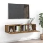 Set de muebles de TV 2 pzas madera contrachapada roble ahumado de vidaXL, Muebles TV - Ref: Foro24-3120278, Precio: 67,76 €, ...