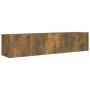 Set de muebles de TV 2 pzas madera contrachapada roble ahumado de vidaXL, Muebles TV - Ref: Foro24-3120278, Precio: 82,05 €, ...