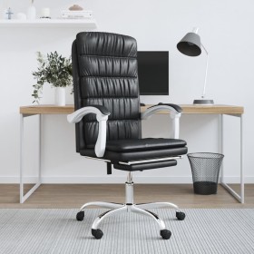 Schwarzer Bürostuhl aus Kunstleder von vidaXL, Bürostühle - Ref: Foro24-349653, Preis: 114,19 €, Rabatt: %