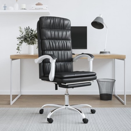 Schwarzer Bürostuhl aus Kunstleder von vidaXL, Bürostühle - Ref: Foro24-349653, Preis: 114,19 €, Rabatt: %