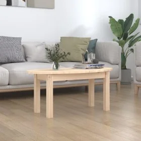 Solid pine wood coffee table 80x40x35 cm by vidaXL, Coffee table - Ref: Foro24-822347, Price: 41,94 €, Discount: %