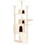 Cat scratcher with cream sisal posts 175 cm by vidaXL, Cat furniture - Ref: Foro24-171684, Price: 90,18 €, Discount: %