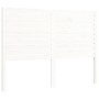 Estructura de cama sin colchón madera de pino blanca 140x190 cm
