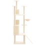 Rasier für Katzen mit Sisal-Creme-Posten 175 cm von vidaXL, Katzenmöbel - Ref: Foro24-171684, Preis: 91,71 €, Rabatt: %