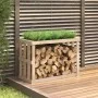 Outdoor firewood holder solid pine wood 108x52x74 cm by vidaXL, Firewood bags and holders - Ref: Foro24-822631, Price: 63,45 ...