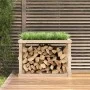 Outdoor firewood holder solid pine wood 108x52x74 cm by vidaXL, Firewood bags and holders - Ref: Foro24-822631, Price: 63,45 ...