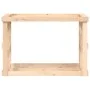 Outdoor firewood holder solid pine wood 108x52x74 cm by vidaXL, Firewood bags and holders - Ref: Foro24-822631, Price: 63,45 ...