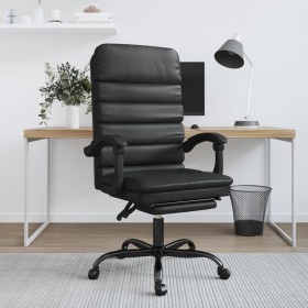 Schwarzer Massage-Bürostuhl aus Kunstleder von vidaXL, Bürostühle - Ref: Foro24-349727, Preis: 117,81 €, Rabatt: %
