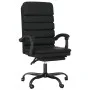 Silla de oficina reclinable masaje cuero sintético negro de vidaXL, Sillas de oficina - Ref: Foro24-349727, Precio: 116,01 €,...