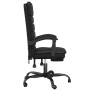 Black synthetic leather massage reclining office chair by vidaXL, Office chairs - Ref: Foro24-349727, Price: 117,81 €, Discou...