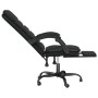 Black synthetic leather massage reclining office chair by vidaXL, Office chairs - Ref: Foro24-349727, Price: 117,81 €, Discou...