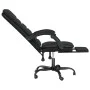 Black synthetic leather massage reclining office chair by vidaXL, Office chairs - Ref: Foro24-349727, Price: 116,01 €, Discou...