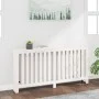 Solid white pine wood radiator cover 169x19x84 cm by vidaXL, Accessories for heating radiators - Ref: Foro24-822582, Price: 7...