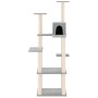 Katzenkratzbaum mit hellgrauen Sisalstämmen, 153 cm von vidaXL, Katzenmöbel - Ref: Foro24-171637, Preis: 53,11 €, Rabatt: %