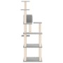 Cat scratching post with light gray sisal posts 153 cm by vidaXL, Cat furniture - Ref: Foro24-171637, Price: 53,11 €, Discoun...