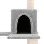 Cat scratching post with light gray sisal posts 153 cm by vidaXL, Cat furniture - Ref: Foro24-171637, Price: 59,79 €, Discoun...