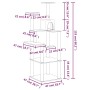 Katzenkratzbaum mit hellgrauen Sisalstämmen, 153 cm von vidaXL, Katzenmöbel - Ref: Foro24-171637, Preis: 53,11 €, Rabatt: %