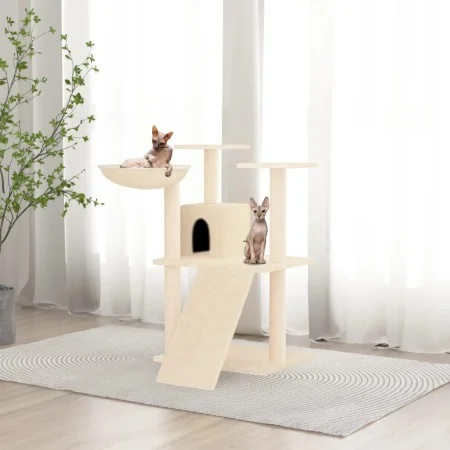 Cat scratching post with cream sisal posts 83 cm by vidaXL, Cat furniture - Ref: Foro24-171651, Price: 50,49 €, Discount: %
