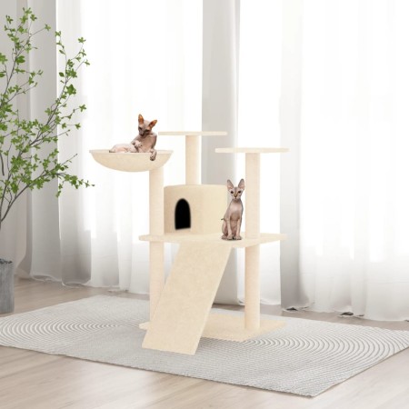 Katzenkratzbaum mit cremefarbenen Sisalstämmen, 83 cm von vidaXL, Katzenmöbel - Ref: Foro24-171651, Preis: 46,80 €, Rabatt: %