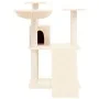 Katzenkratzbaum mit cremefarbenen Sisalstämmen, 83 cm von vidaXL, Katzenmöbel - Ref: Foro24-171651, Preis: 50,48 €, Rabatt: %