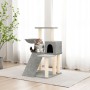 Katzenkratzbaum mit hellgrauen Sisalstämmen 82 cm von vidaXL, Katzenmöbel - Ref: Foro24-171661, Preis: 50,26 €, Rabatt: %