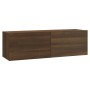 Juego de muebles de pared para TV contrachapado roble marrón de vidaXL, Muebles TV - Ref: Foro24-3120304, Precio: 126,83 €, D...