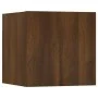 Wandmöbel-Spiel für Fernseher-Kontraschaped Braun von vidaXL, TV-Möbel - Ref: Foro24-3120304, Preis: 130,96 €, Rabatt: %