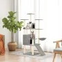 Cat scratching post with light gray sisal posts 154 cm by vidaXL, Cat furniture - Ref: Foro24-171691, Price: 72,50 €, Discoun...