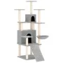 Katzenkratzbaum mit hellgrauen Sisalstämmen, 154 cm von vidaXL, Katzenmöbel - Ref: Foro24-171691, Preis: 72,50 €, Rabatt: %