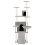 Katzenkratzbaum mit hellgrauen Sisalstämmen, 154 cm von vidaXL, Katzenmöbel - Ref: Foro24-171691, Preis: 73,69 €, Rabatt: %