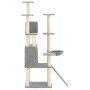 Cat scratching post with light gray sisal posts 154 cm by vidaXL, Cat furniture - Ref: Foro24-171691, Price: 72,50 €, Discoun...