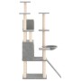 Katzenkratzbaum mit hellgrauen Sisalstämmen, 154 cm von vidaXL, Katzenmöbel - Ref: Foro24-171691, Preis: 73,69 €, Rabatt: %