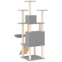 Katzenkratzbaum mit hellgrauen Sisalstämmen, 154 cm von vidaXL, Katzenmöbel - Ref: Foro24-171691, Preis: 73,69 €, Rabatt: %