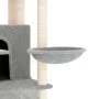 Katzenkratzbaum mit hellgrauen Sisalstämmen, 154 cm von vidaXL, Katzenmöbel - Ref: Foro24-171691, Preis: 72,50 €, Rabatt: %